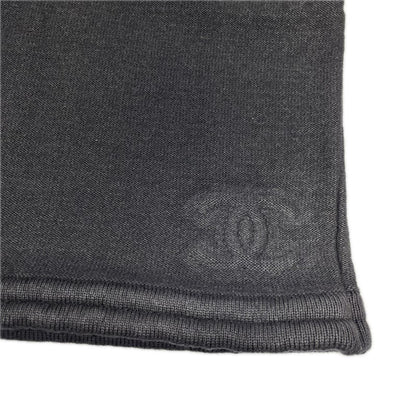 CHANEL シャネル P44565K05684 ブラック ウール100 ココマーク ミニスカート スカート