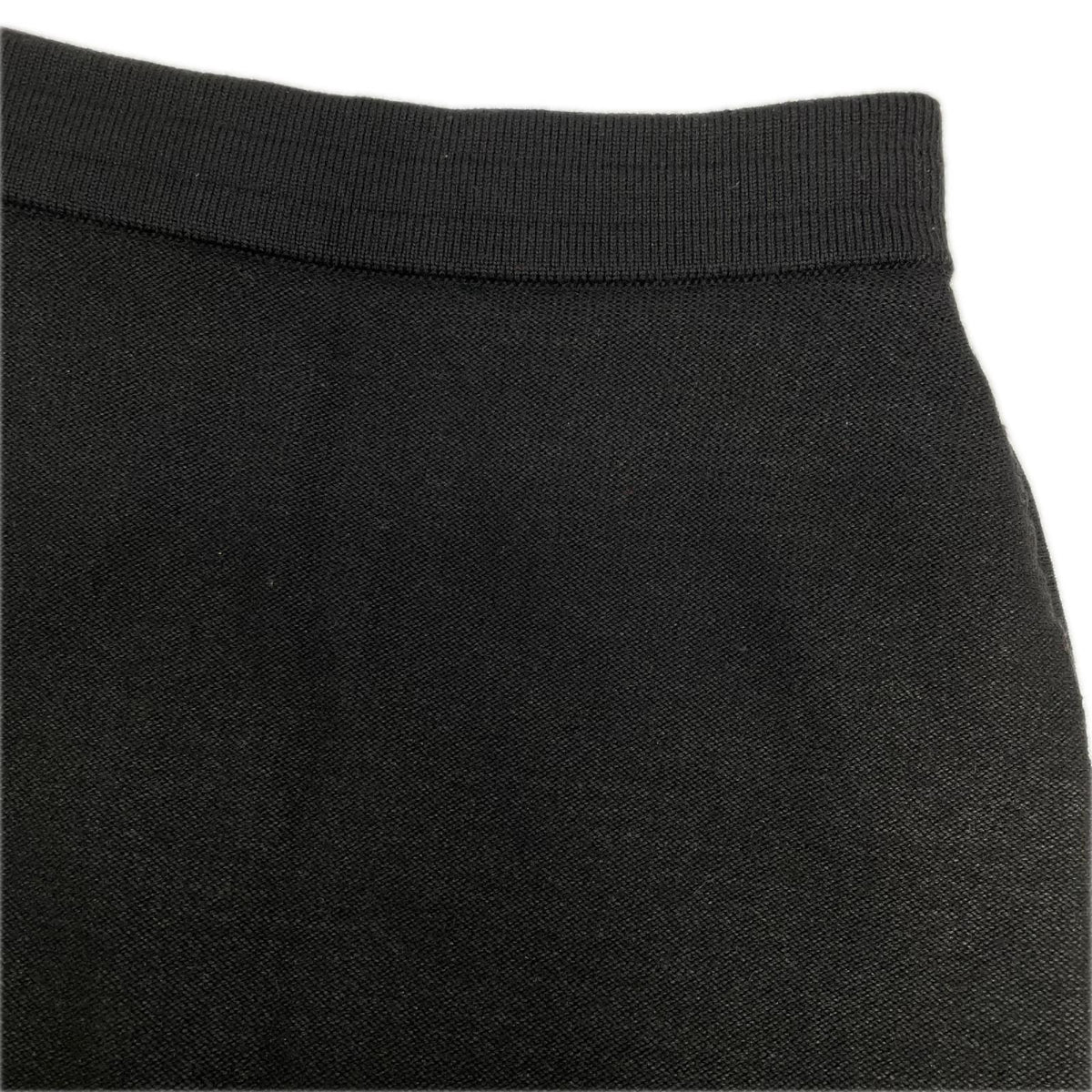 CHANEL シャネル P44565K05684 ブラック ウール100 ココマーク ミニスカート スカート