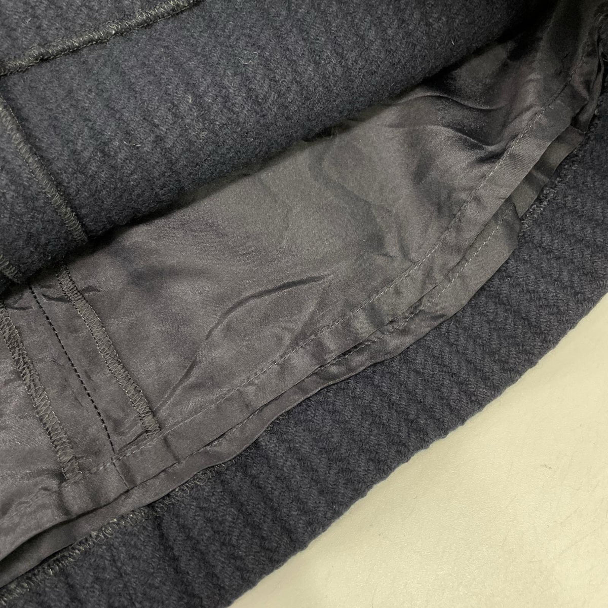 CHANEL シャネル P44591V32677 ネイビー ウール100 ココマークボタン ポケットデザイン スカート スカート
