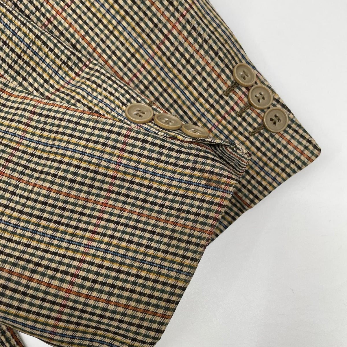 Adriano Cifonelli アドリアーノチフォネリ 80s-90s ブラウン Scabal Super 100 ヴィンテージ チェック ジャケット ジャケット