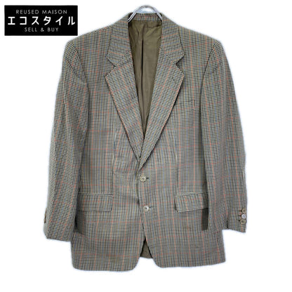 Adriano Cifonelli アドリアーノチフォネリ 80s-90s ブラウン Scabal Super 100 ヴィンテージ チェック ジャケット ジャケット