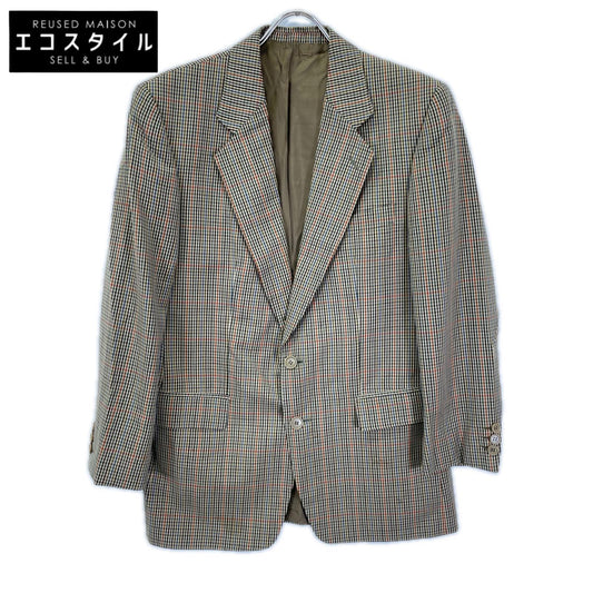 Adriano Cifonelli アドリアーノチフォネリ 80s-90s ブラウン Scabal Super 100 ヴィンテージ チェック ジャケット ジャケット