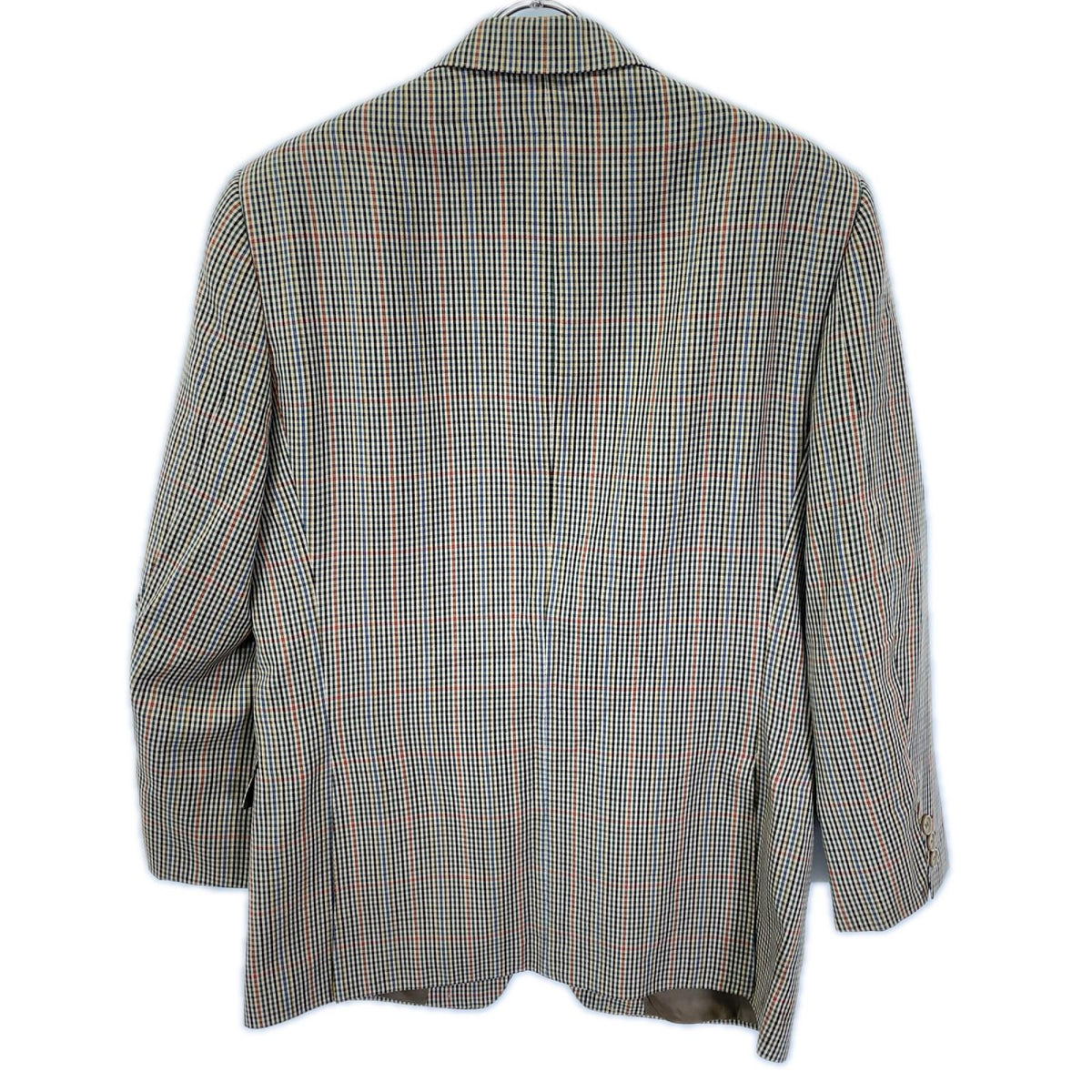 Adriano Cifonelli アドリアーノチフォネリ 80s-90s ブラウン Scabal Super 100 ヴィンテージ チェック ジャケット ジャケット