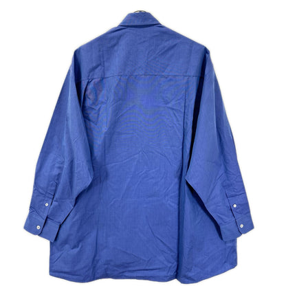 THE ROW ザ ロウ AL106 ブルー コットン オーバーサイズ 長袖シャツ トップス