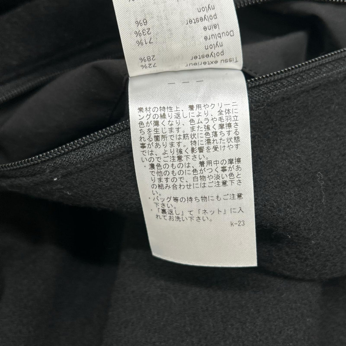 ATON エイトン 22AW ブラック ASAKO ナイロン フーディーコート コート