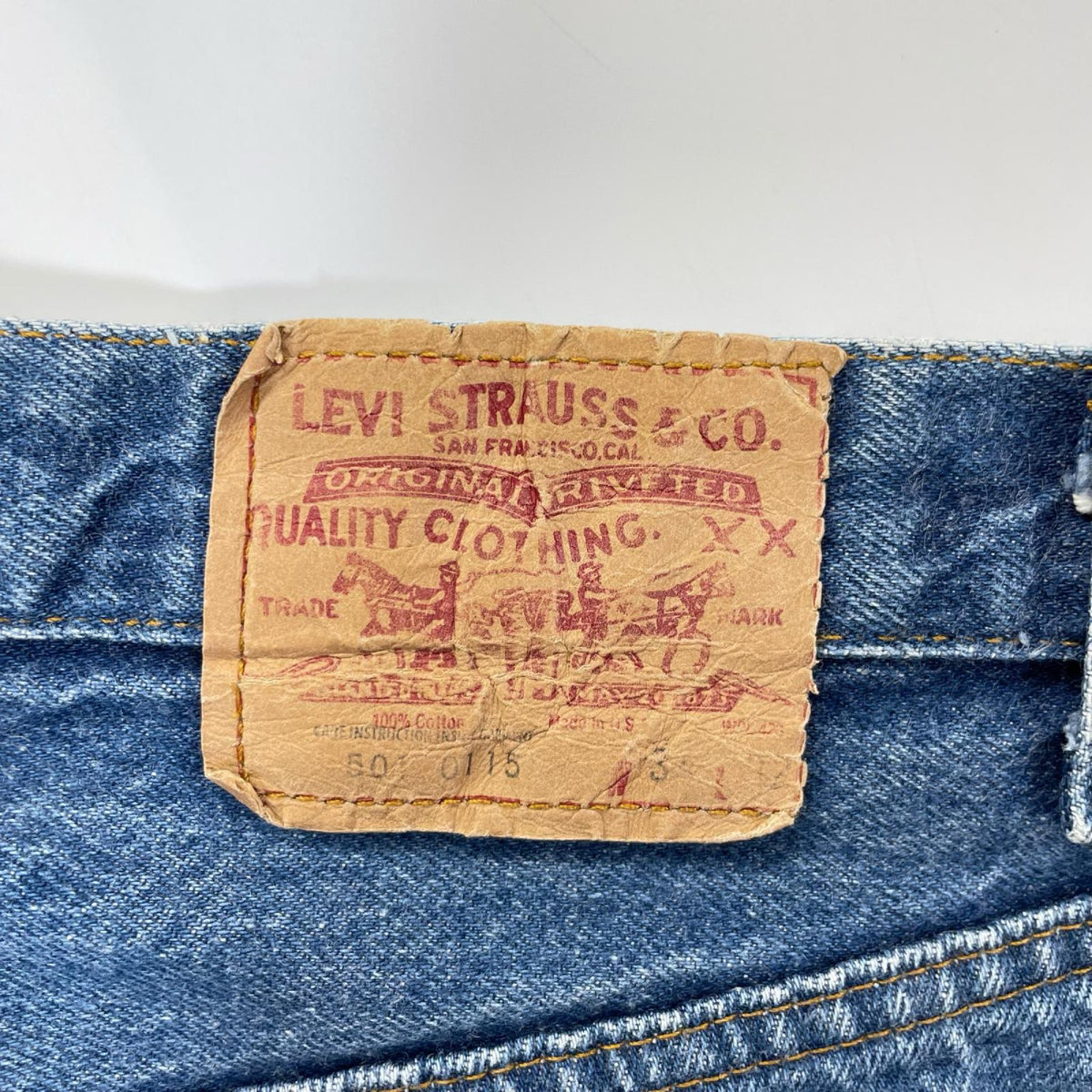 LEVI'S リーバイス 80s (83年) USA製 501-0115 サークルRタブ ボタン裏532 501ストレート デニムパンツ ボトムス