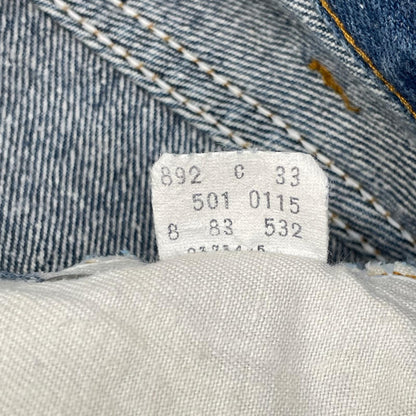 LEVI'S リーバイス 80s (83年) USA製 501-0115 サークルRタブ ボタン裏532 501ストレート デニムパンツ ボトムス