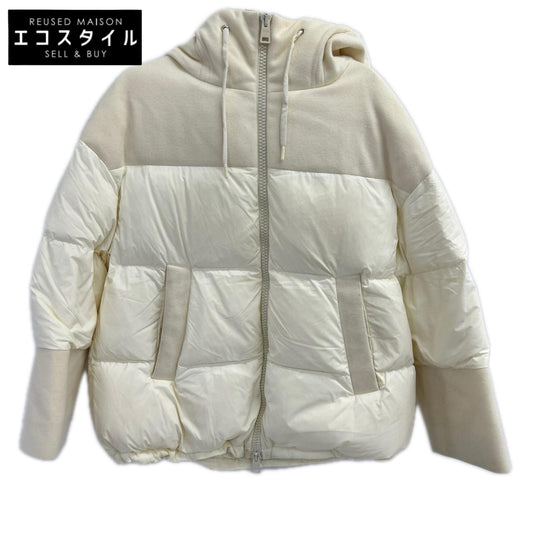 HERNO ヘルノ PI001538D ホワイト ウールコンビショートダウンジャケット ジャケット