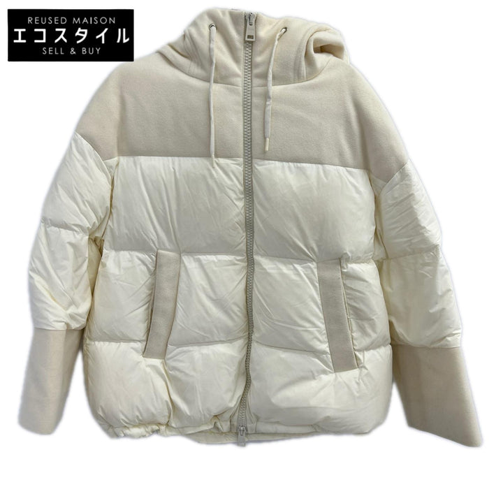 HERNO ヘルノ PI001538D ホワイト ウールコンビショートダウンジャケット ジャケット