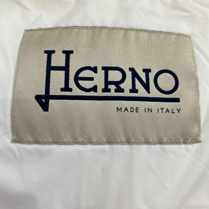 HERNO ヘルノ PI001538D ホワイト ウールコンビショートダウンジャケット ジャケット