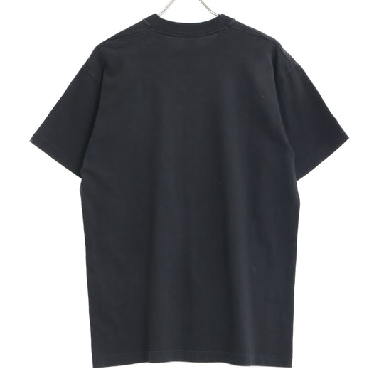 FRUIT OF THE LOOM Black 90's Single Stitch social Tees inc Print T-shirt Tops L Men's