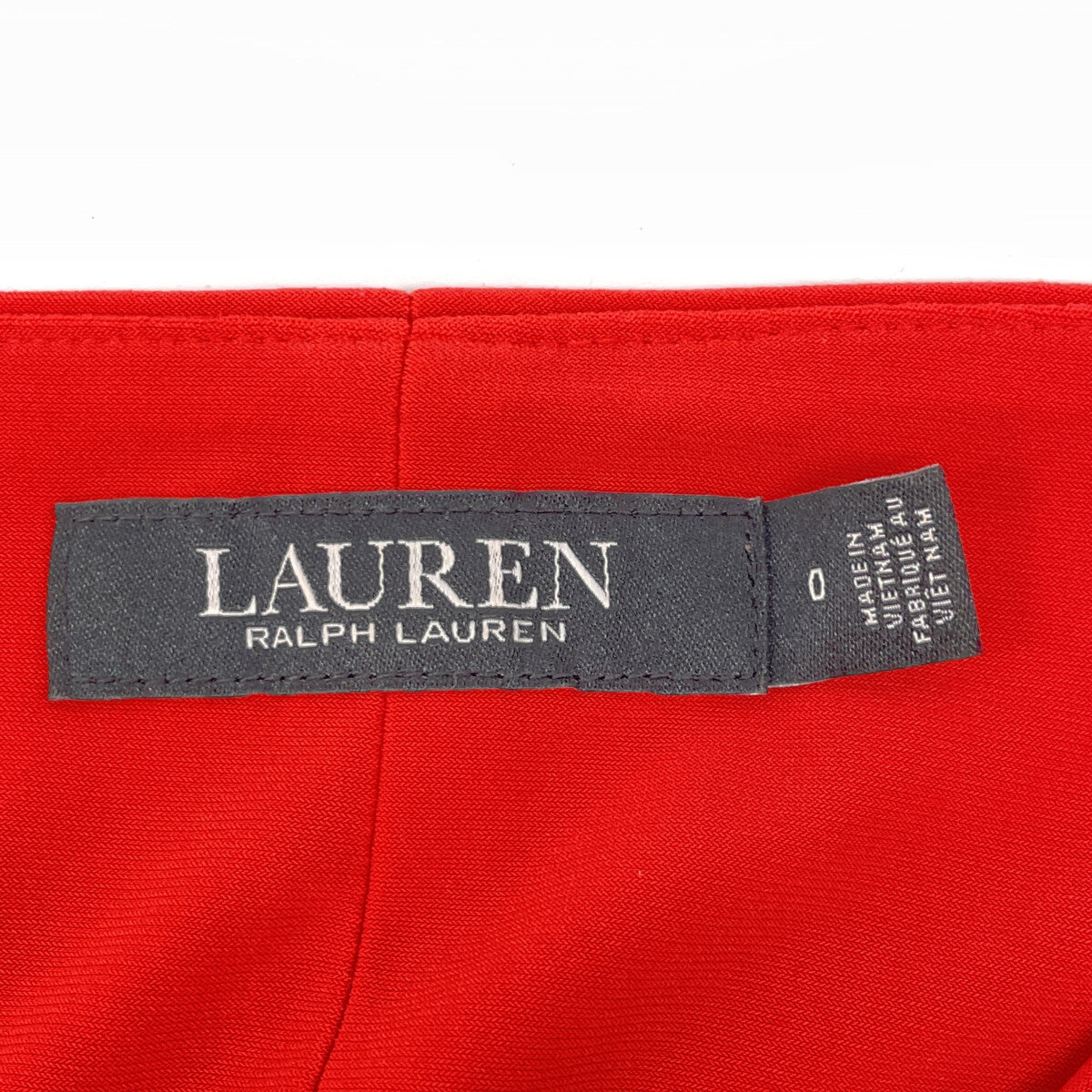 LAUREN RALPH LAUREN 罗伦拉夫劳伦 红色 无袖 垂褶连衣裙 0 女士