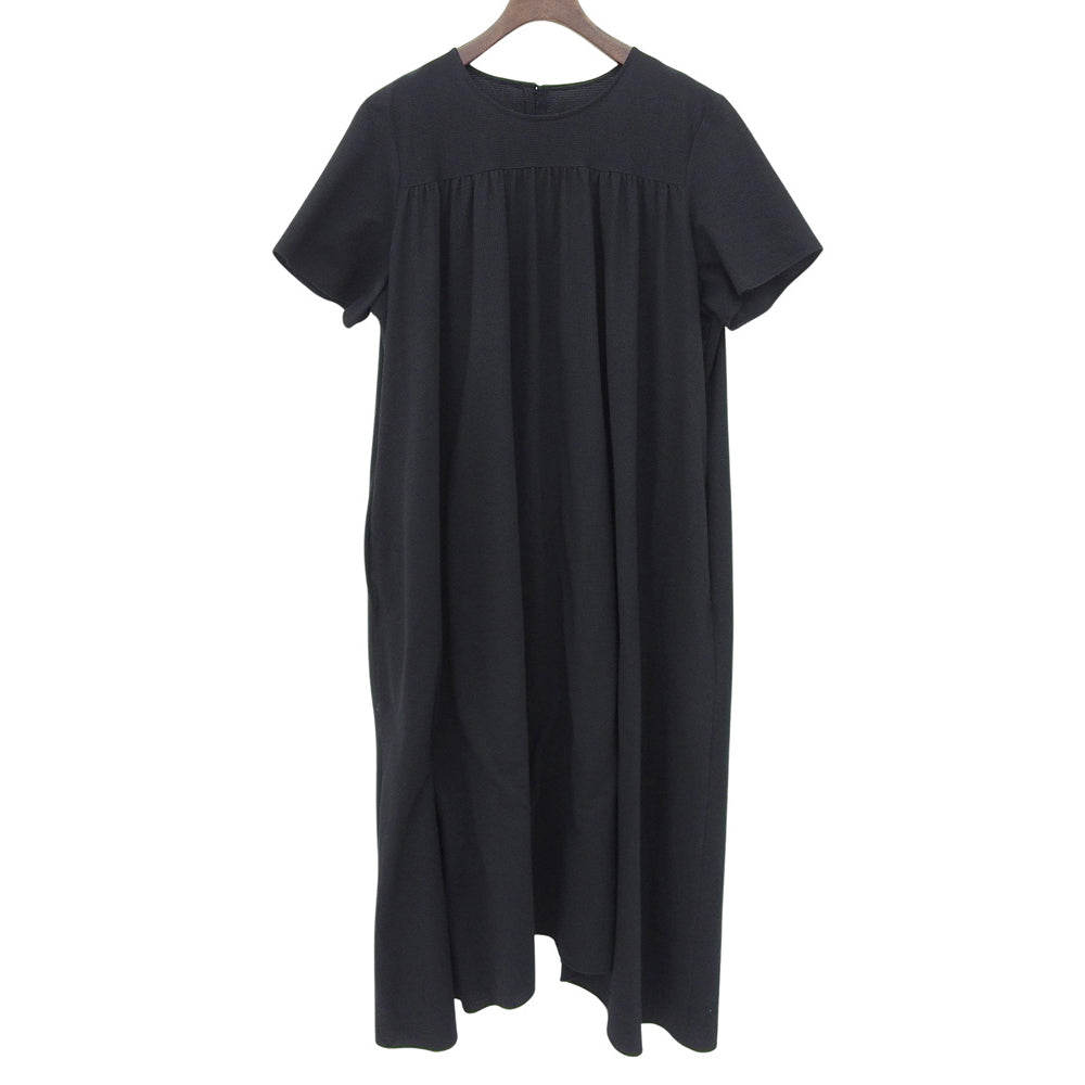 Excellent condition Seersucker Dress Women's Black Size 44 Dress Size 44 Women's
