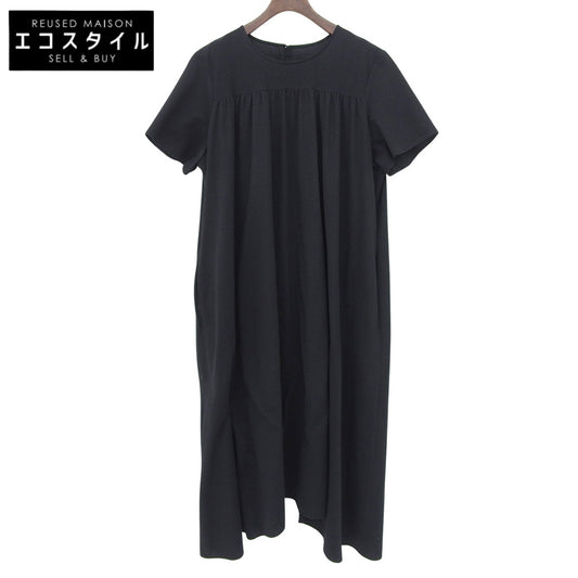 Excellent condition Seersucker Dress Women's Black Size 44 Dress Size 44 Women's