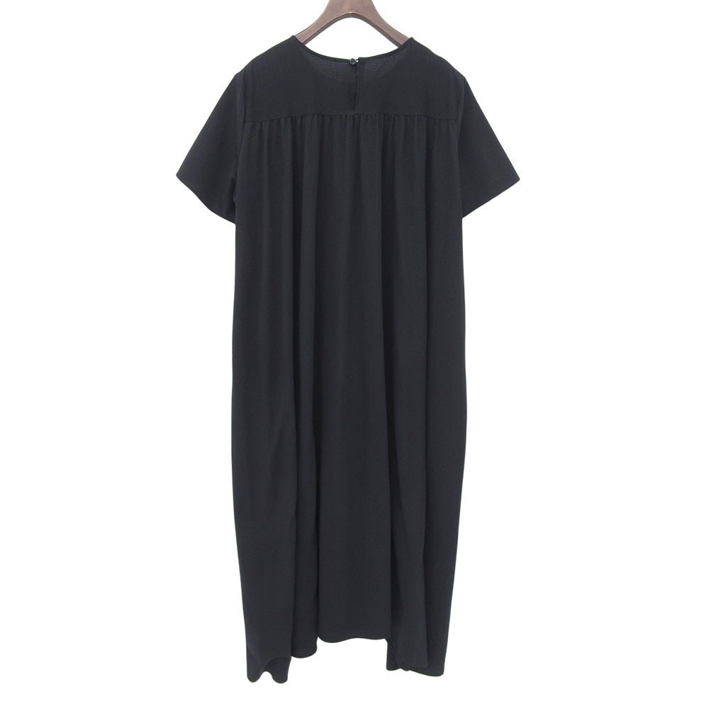 Excellent condition Seersucker Dress Women's Black Size 44 Dress Size 44 Women's