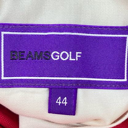 BEAMS GOLF 粉色抽褶牛津短裤 下装