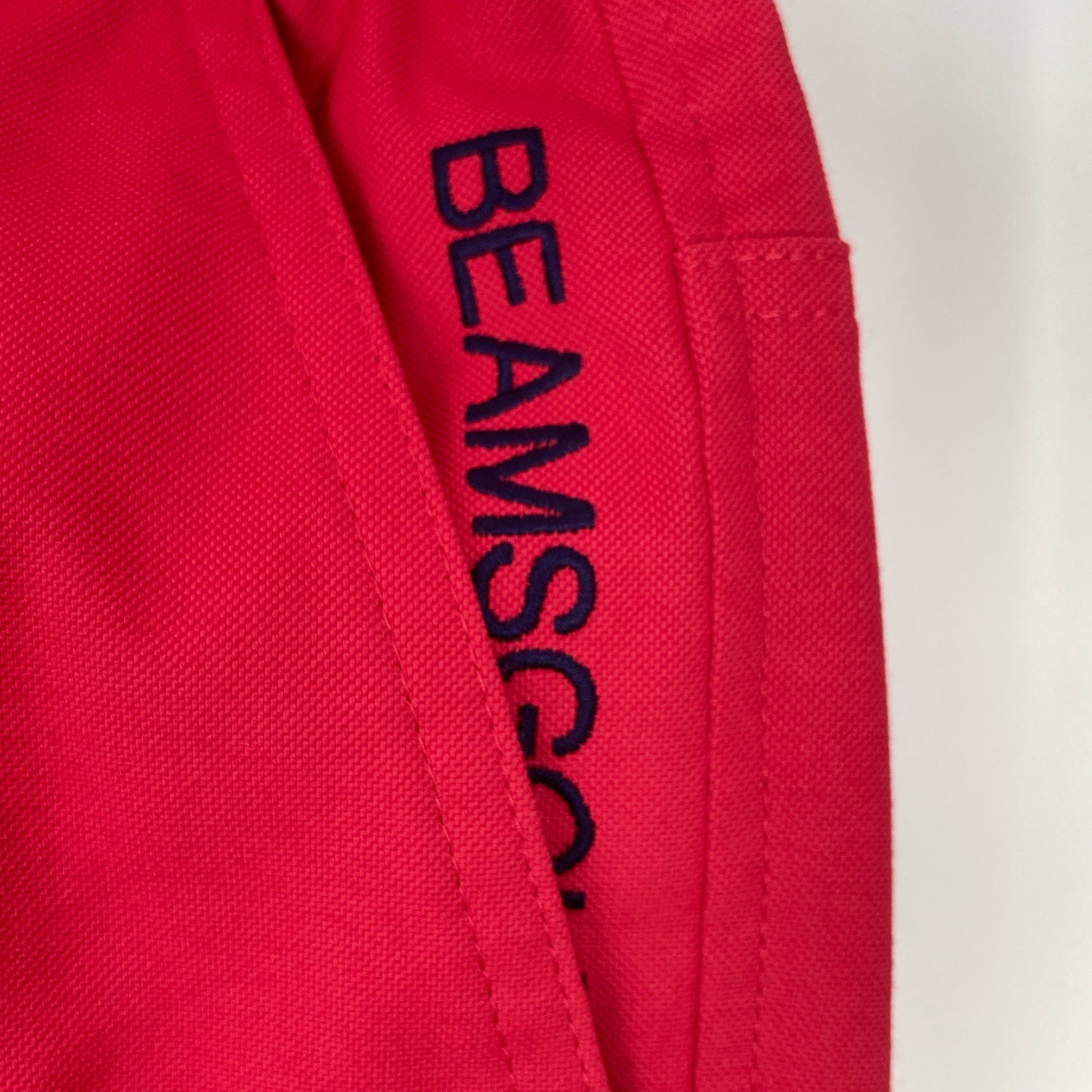 BEAMS GOLF 粉色抽褶牛津短裤 下装