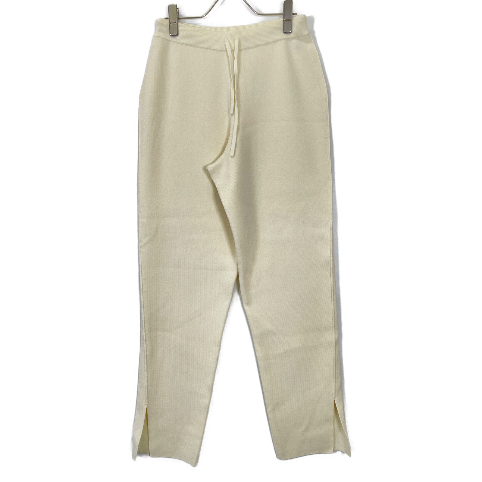 MICA & DEAL マイカアンドディール アイボリー side slit knit pant 0121303161 ボトムス