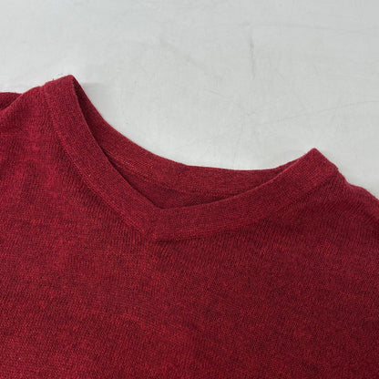 45R Red Cotton Choga-ze Knit Sweater Top 1
