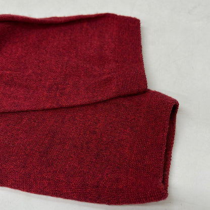 45R Red Cotton Choga-ze Knit Sweater Top 1