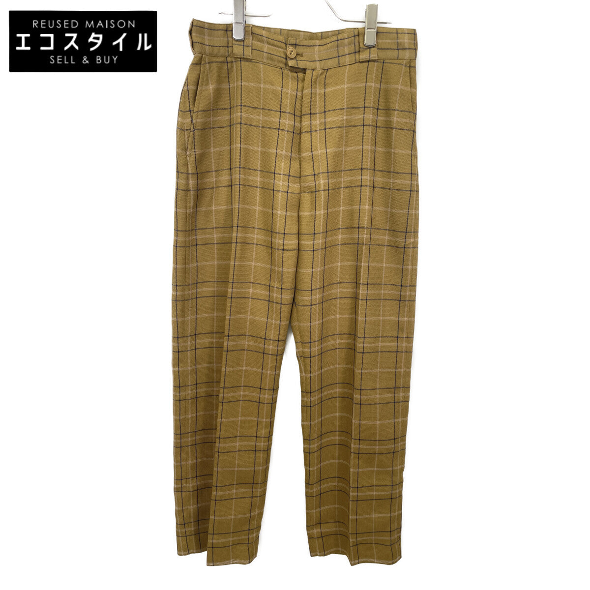 PENDLETON Khaki Plaid Pants Bottoms M Women's