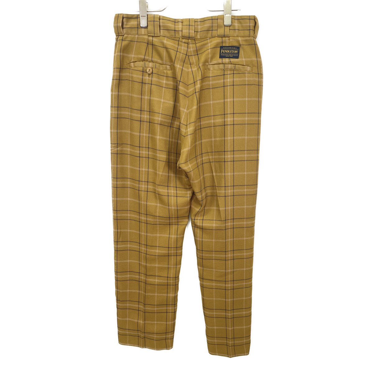 PENDLETON Khaki Plaid Pants Bottoms M Women's