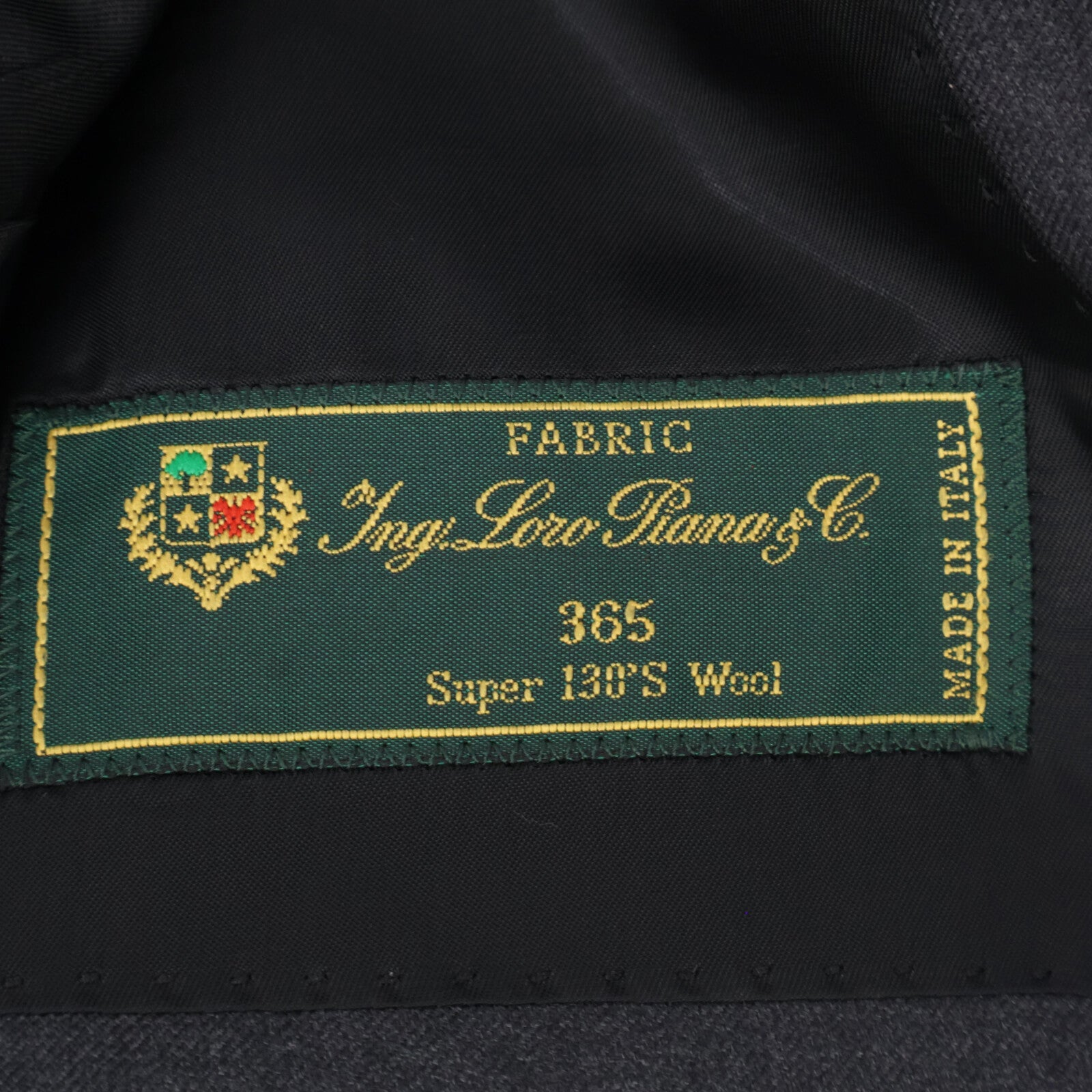 Per noi ペルノイ LoroPiana 365 Super 130's グレー ジャケット 菅原