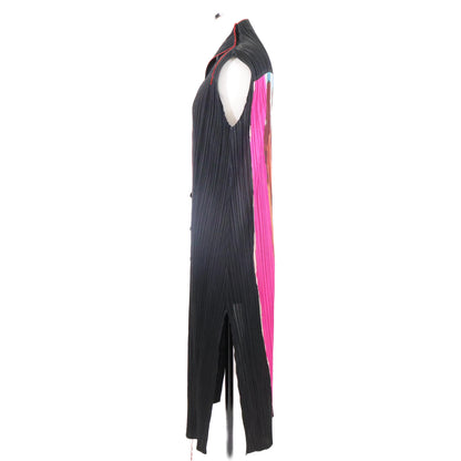 PLEATS PLEASE PP31-JE623 Face Print Sleeveless Dress