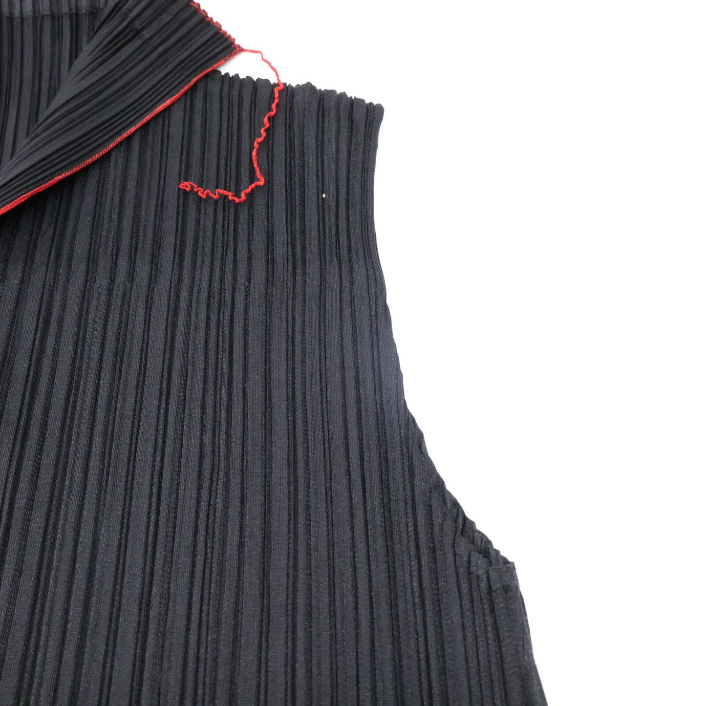 PLEATS PLEASE PP31-JE623 Face Print Sleeveless Dress