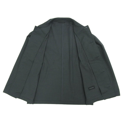 green label relaxing グリーンレーベルリラクシング 美品 ウール混 カバーオール シャツジャケット メンズ グリーン×ブラック S ジャケット