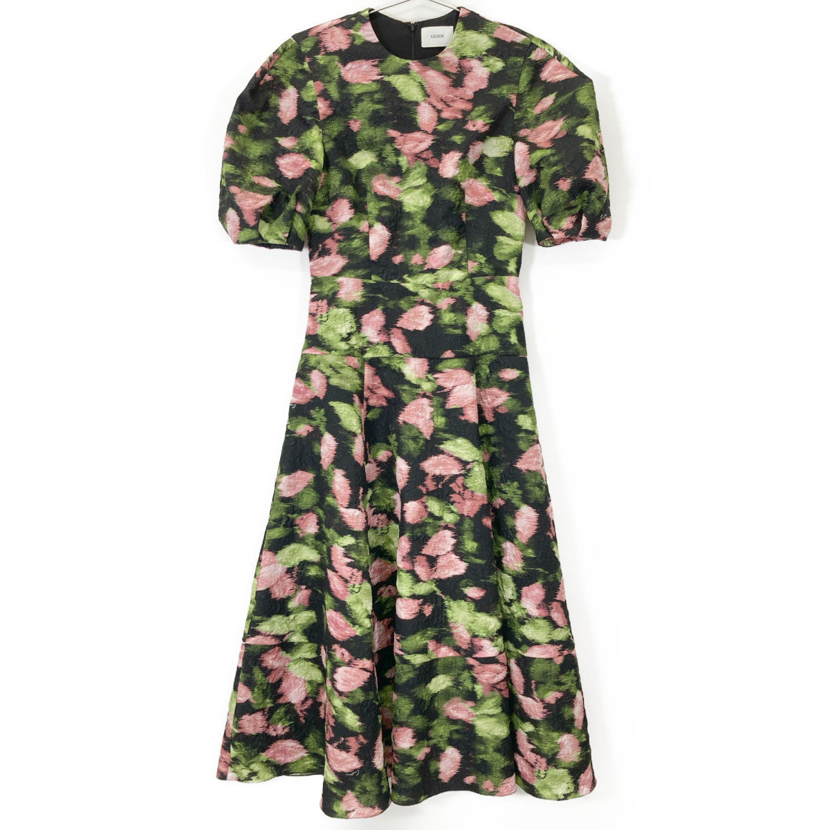 ERDEM F1D914 Black Floral Dress 24FW Dress