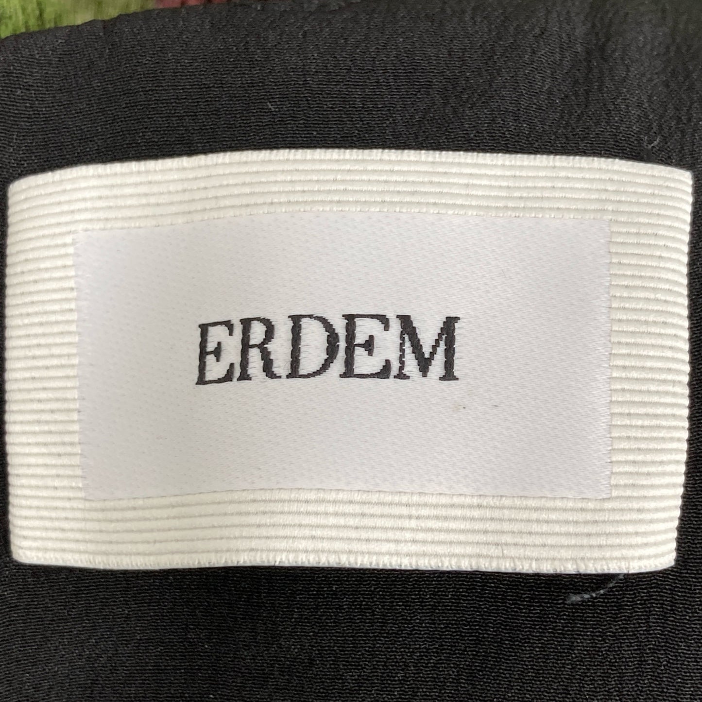 ERDEM F1D914 Black Floral Dress 24FW Dress