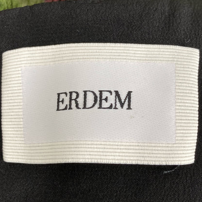 ERDEM F1D914 Black Floral Dress 24FW Dress