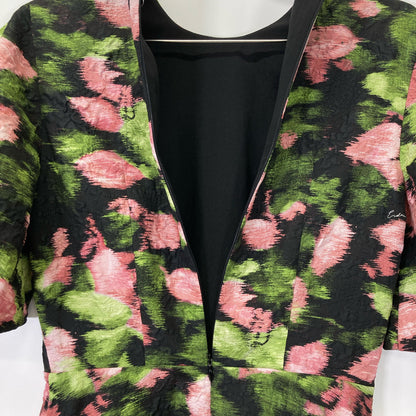 ERDEM F1D914 Black Floral Dress 24FW Dress