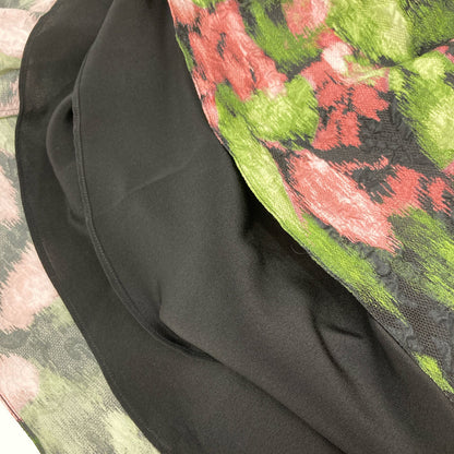 ERDEM F1D914 Black Floral Dress 24FW Dress