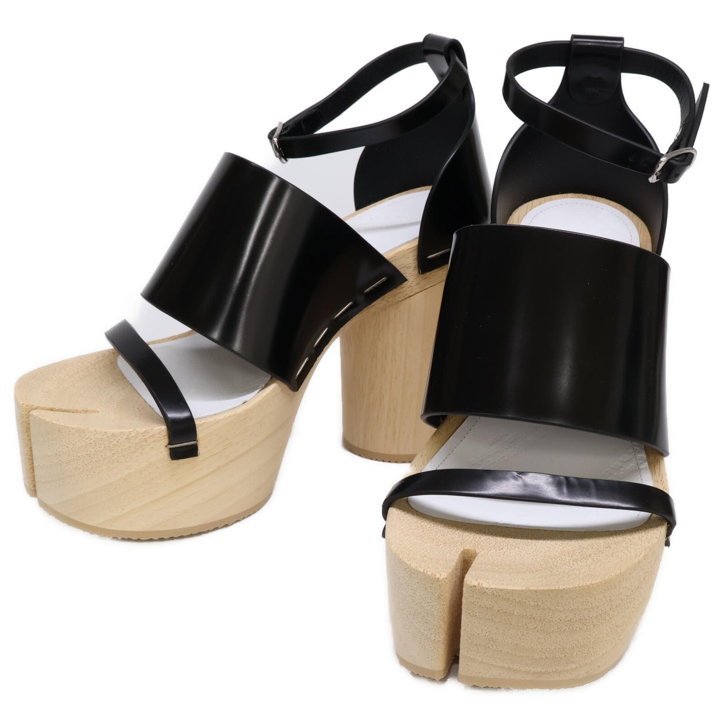 Maison Margiela 马吉拉 【全新未使用】22 S39WY0022 PS679 T8013 Tabi 木质踝带凉鞋