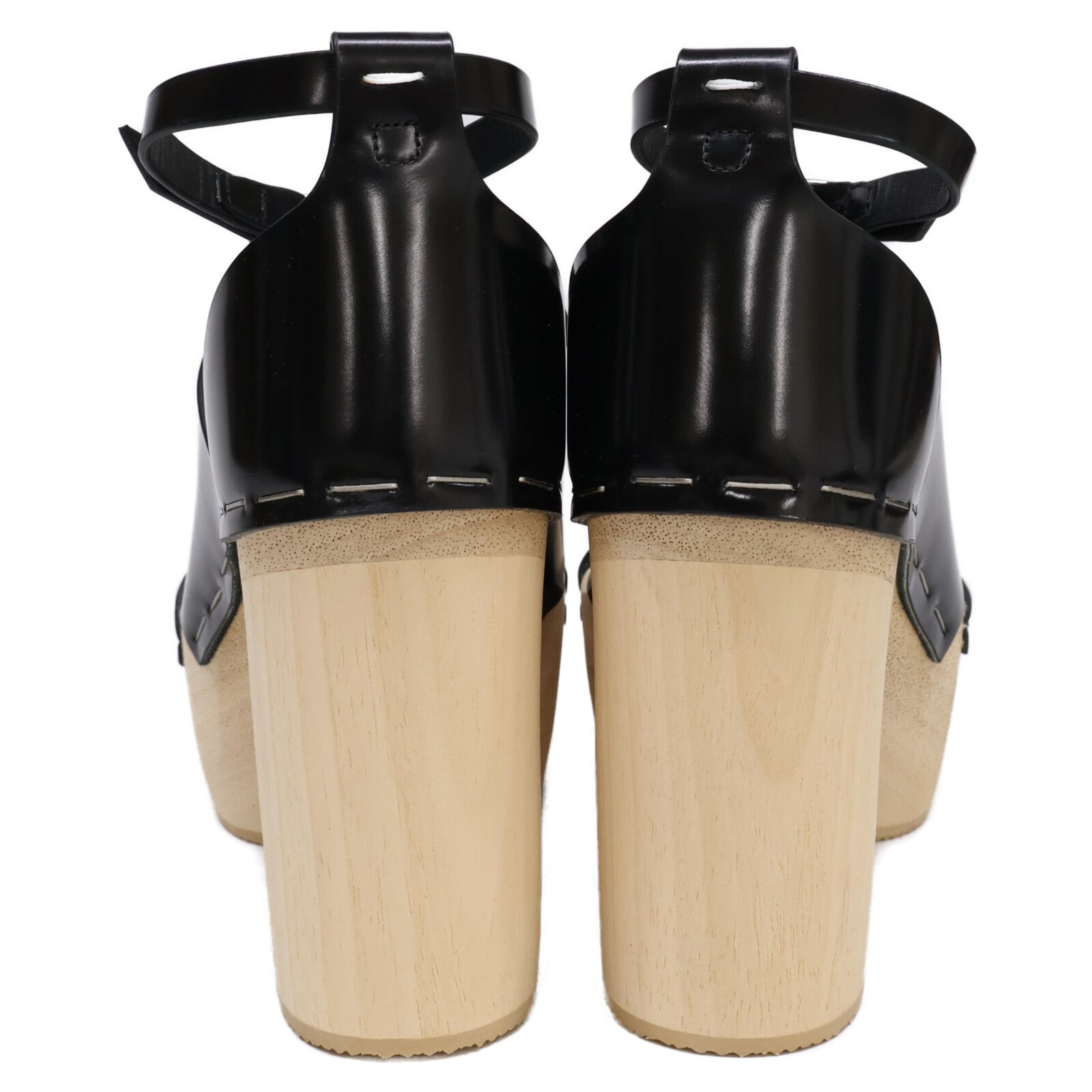 Maison Margiela 马吉拉 【全新未使用】22 S39WY0022 PS679 T8013 Tabi 木质踝带凉鞋