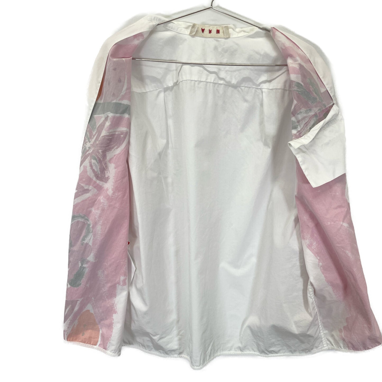 MARNI White 2020 Floral Print Short Sleeve Shirt Top