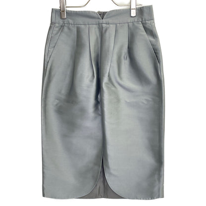 GIORGIO ARMANI Gray 1SHNN04J T02AD Cocoon Slit Skirt Skirt 40 Women's