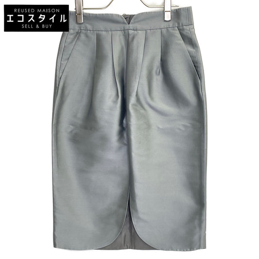 GIORGIO ARMANI Gray 1SHNN04J T02AD Cocoon Slit Skirt Skirt 40 Women's