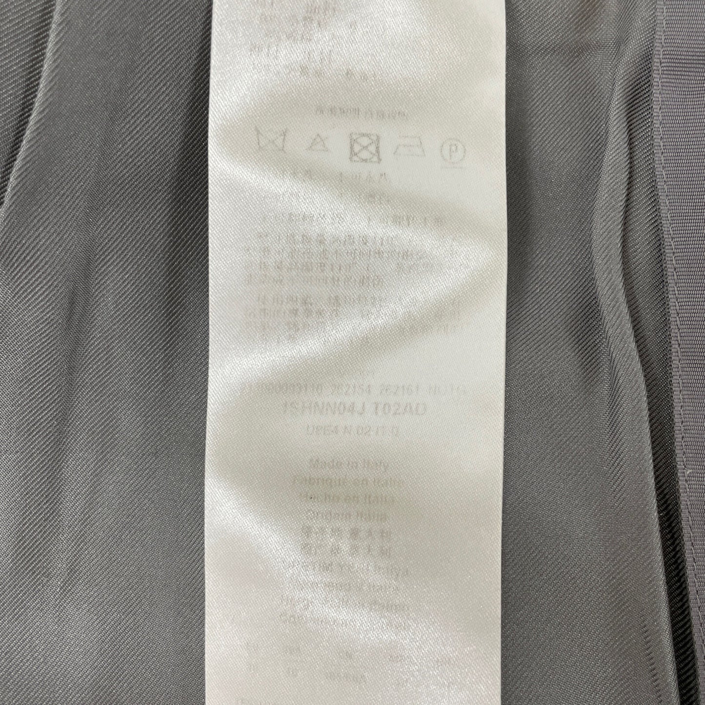 GIORGIO ARMANI Gray 1SHNN04J T02AD Cocoon Slit Skirt Skirt 40 Women's