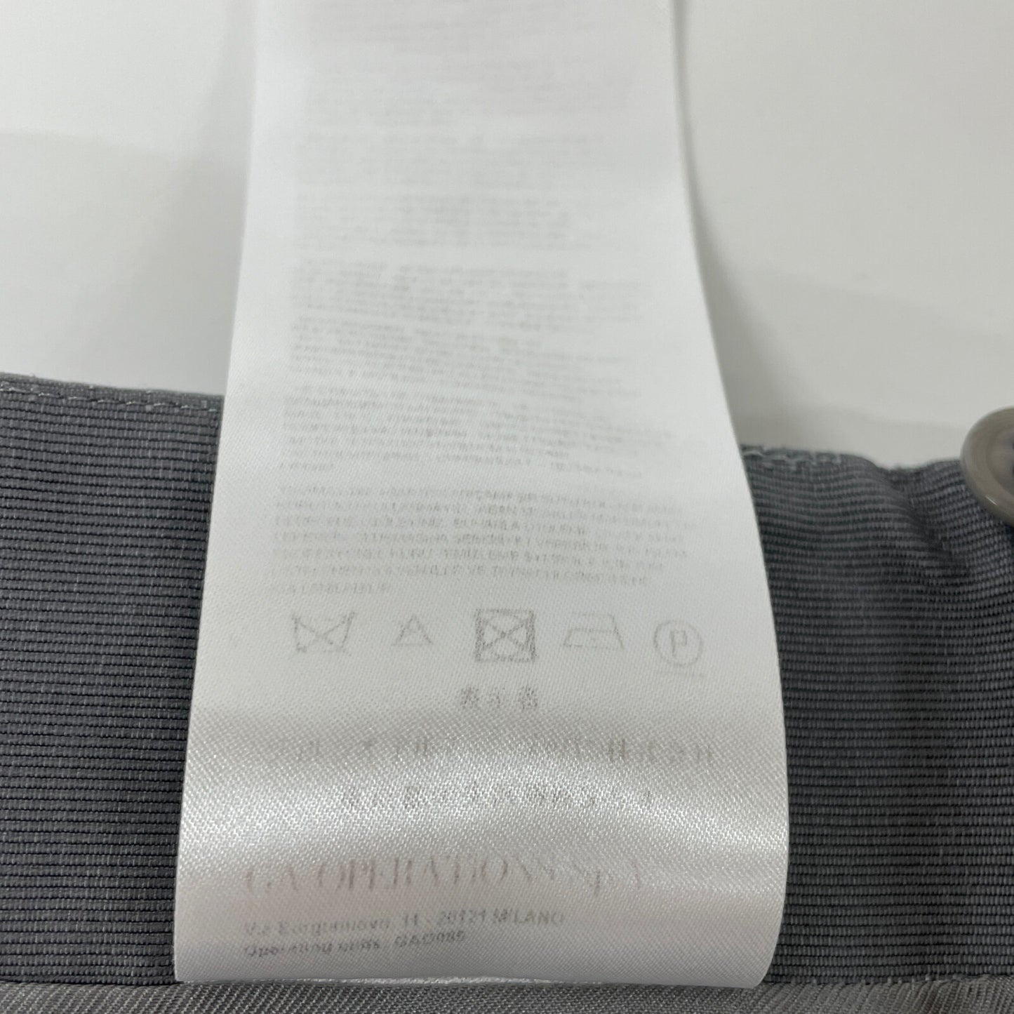 GIORGIO ARMANI Gray 1SHNN04J T02AD Cocoon Slit Skirt Skirt 40 Women's
