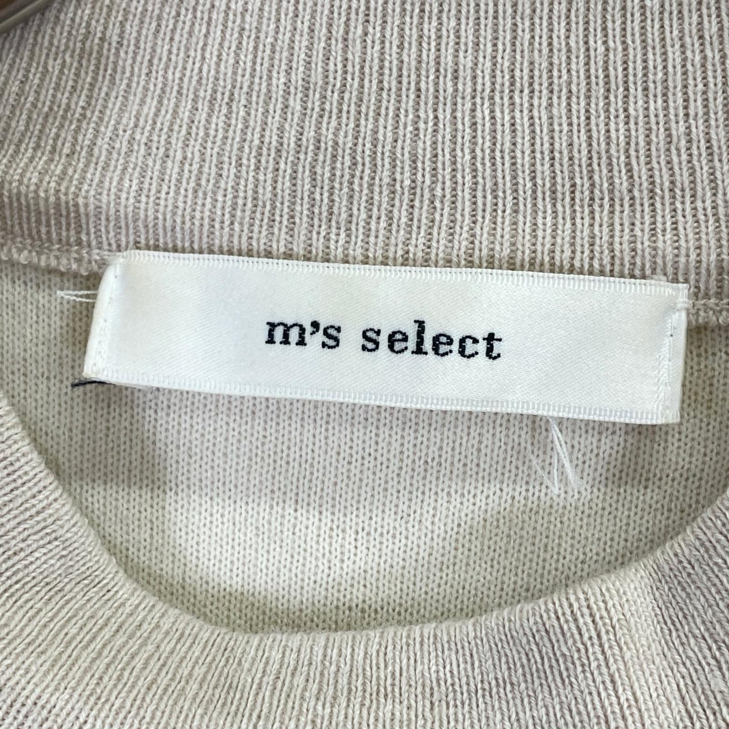 m's select エムズセレクト E731-020 ﾋﾟﾝｸ ｳｰﾙ ﾜﾝﾋﾟｰｽ ワンピース 38