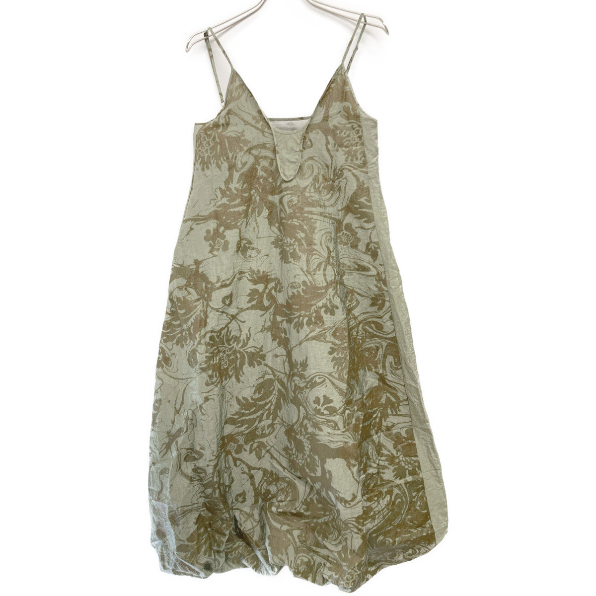muller of yoshiokubo 米勒·吉冈久保 卡其 MLS24604 吊带连衣裙 LACQUER CAMI DRESS 连衣裙