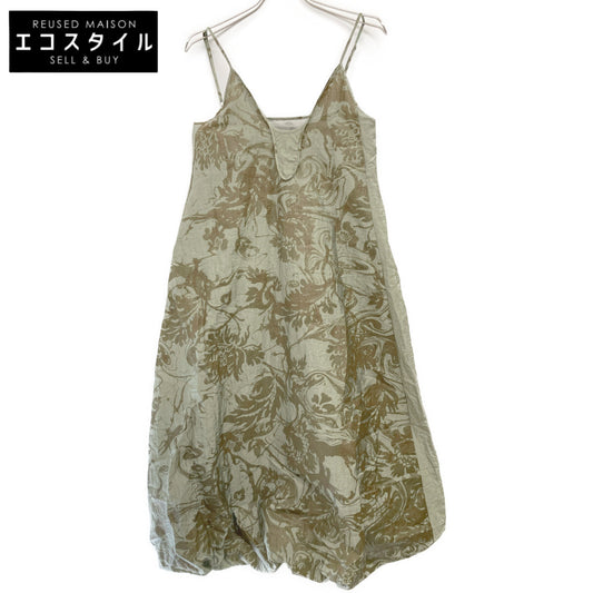 muller of yoshiokubo Khaki MLS24604 Cami Dress LACQUER CAMI DRESS