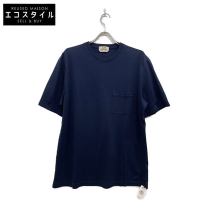 NAVY COTTON POCKET T-SHIRT Top XL Men's