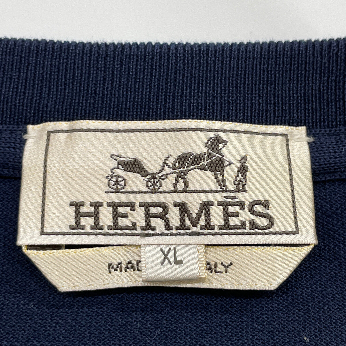 NAVY COTTON POCKET T-SHIRT Top XL Men's