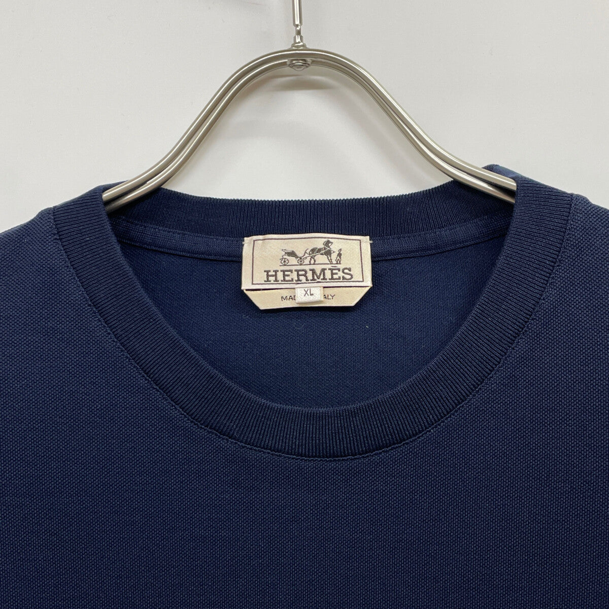 NAVY COTTON POCKET T-SHIRT Top XL Men's