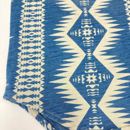 RRL Indigo Native Pattern Concho Button Western Shirt Tops