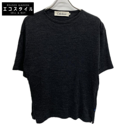 Caledoor カレドアー チャコール Merino Wool T-Shirt トップス